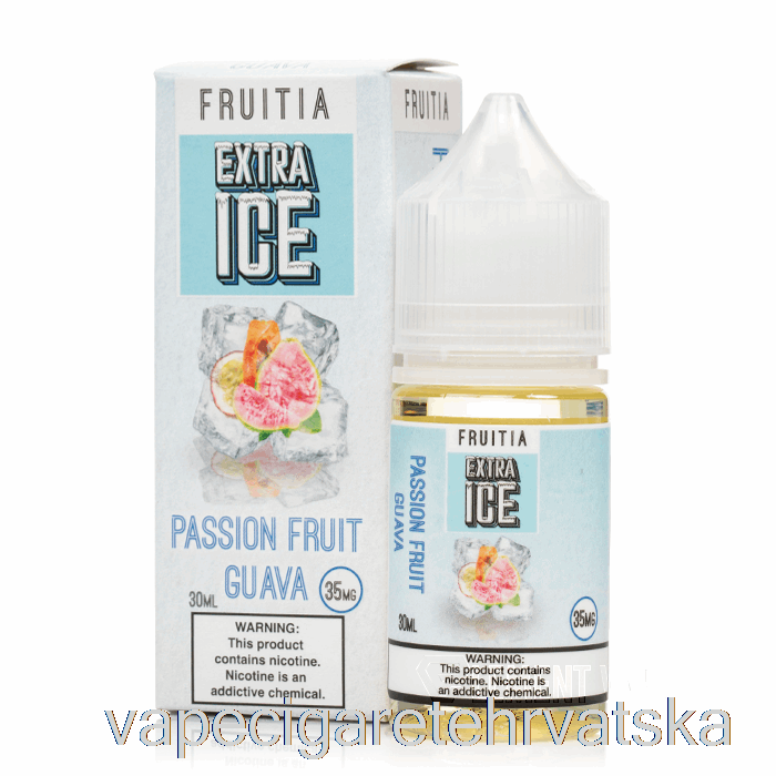 Vape Cigarete Passionfruit Guava - Extra Ice - Fruitia Soli - 30ml 35mg